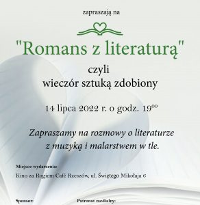 „Romans z literaturą” – zaproszenie na wieczór ze sztuką w tle