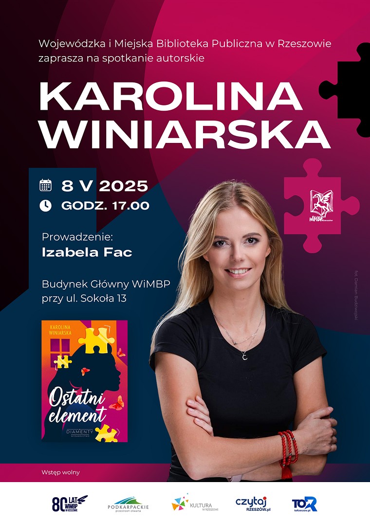 Spotkanie autorskie z Karoliną Winiarską